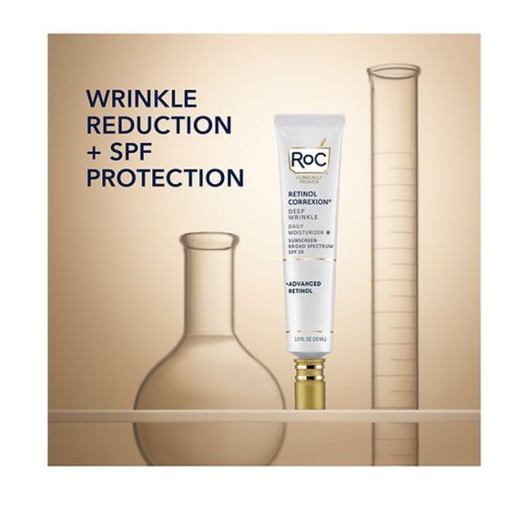 Roc Retinol Correxion Deep Wrinkle Daily Moisturizer SPF30 1.0 fl.oz - Picture 4 of 9